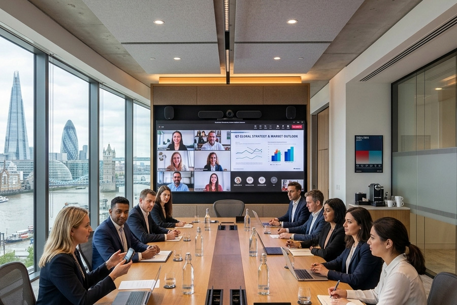 Video conferencing setup